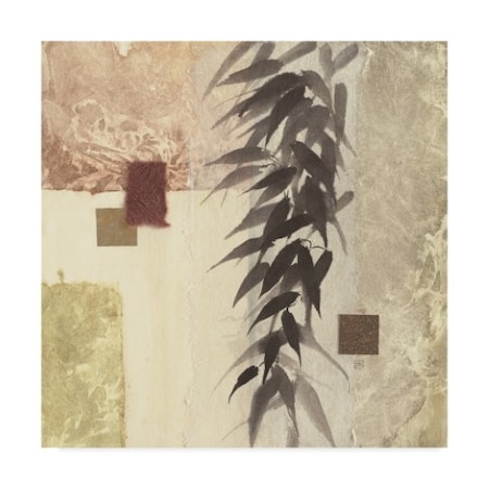Chris Paschke 'Textured Bamboo Ii' Canvas Art,14x14